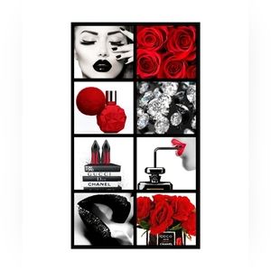 Designer inspired 11"x17" Framed Wall Art